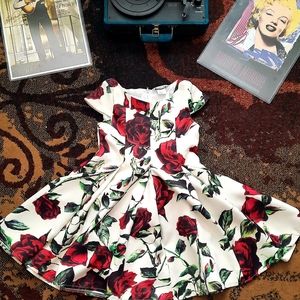 Rose Print Dress 🌹